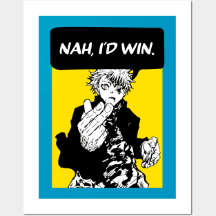 Gojo Nah I'd Win. Posters and Art